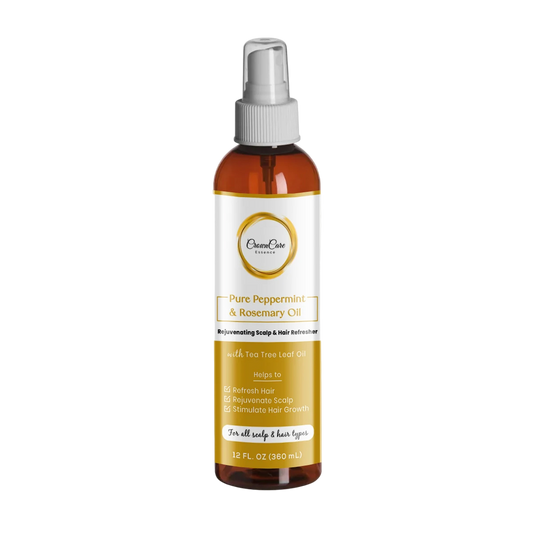 Pure Peppermint & Rosemary Oil Rejuvenating Scalp and Hair Refresher