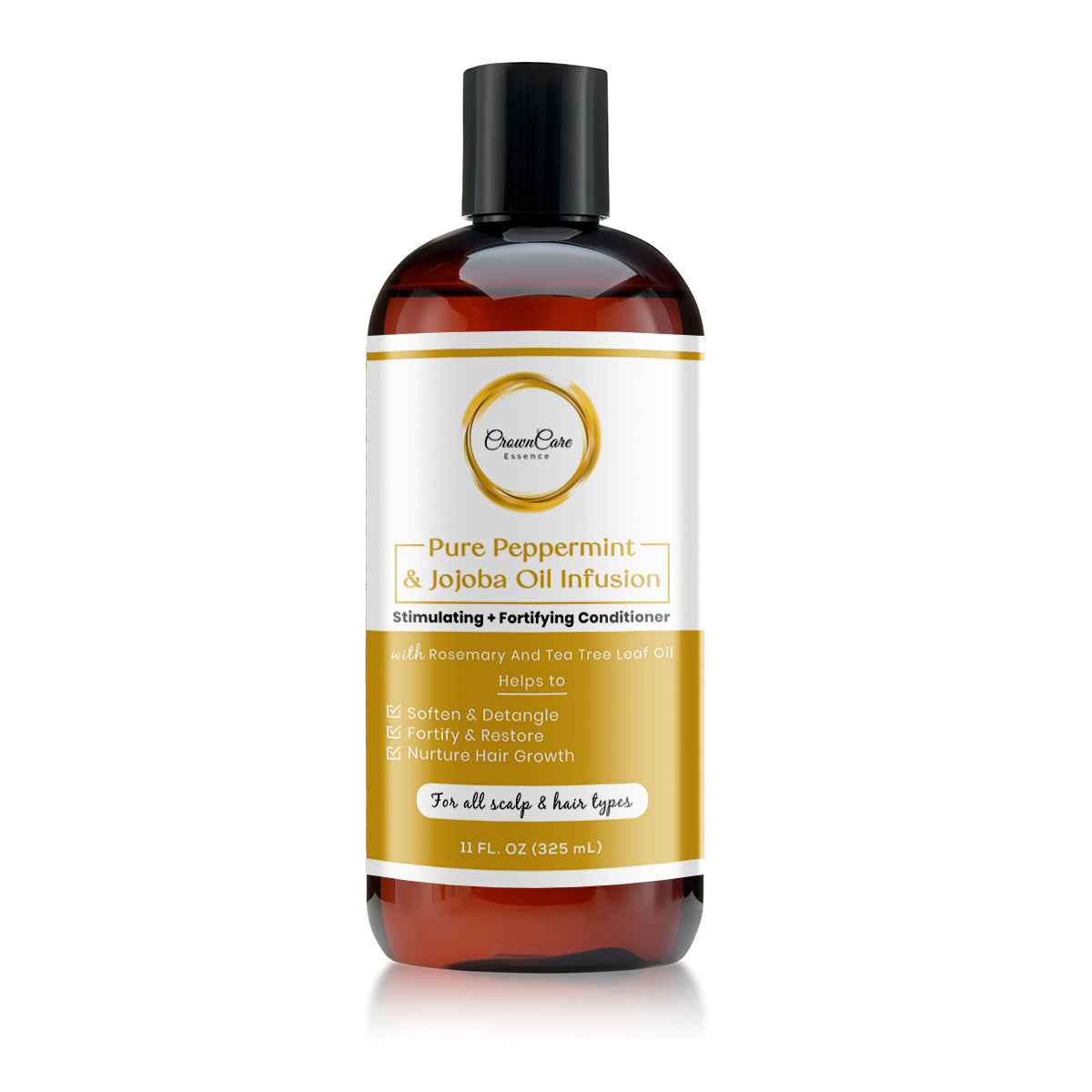 Pure Peppermint & Jojoba Oil Infusion, Stimulating + Fortifying Conditioner